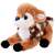 Özike plüss 18 cm, brown and white plush deer toy, soft and cuddly, perfect for cuddling and hugging