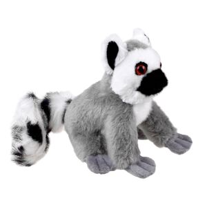Ring-tailed Lemur Plush Toy, 13cm, cute stuffed animal for kids - Ramiz Plush Toy