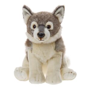 23 cm plush wolf toy, realistic stuffed animal - Nonbrand Plush Toy