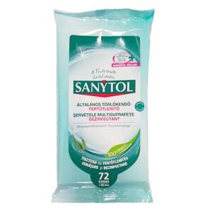 Sanytol Disinfecting Wipes, 72 count, general purpose disinfectant wipes, kills 99.9% of germs, bacteria, viruses, and fungi - General cleaner