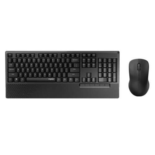 Rapoo X1960 Wireless Keyboard and Mouse Combo, Black