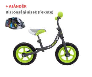 Baby Mix Super Bike Futóbicikli + ajándék sisak #zöld-szürke