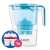 BWT Vida Manual water filter pitcher, 2.6 liter capacity, blue, with filter cartridge