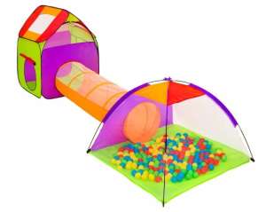 Óriás XXL Játszósátor alagúttal 120x375cm