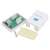 Priză de perete CAT5e cu mufă RJ45, conector UTP 8P8C, carcasă albă din plastic, kit de instalare inclus