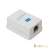 Priză de perete albă CAT5e, conector UTP 8P8C, mufă RJ45, priză de rețea