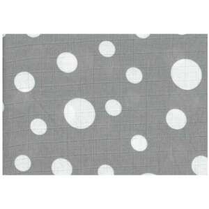 Scutece de calitate LittleONE by Pepita Scutece textil 55 x 80 cm - Polka dots #grey-white 31813777 Scutece textile