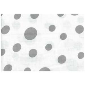 LittleONE by Pepita minőségi Textil pelenka 55 x 80 cm - Pöttyös #fehér-szürke 31813781 Textil pelenkák