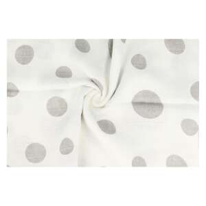 LittleONE by Pepita Qualität Textilwindel 55 x 80 cm - Polka dots #weiss-grau