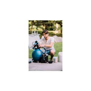 T.I.P. SPF 250 F homokszűrő medence számára, 30 m3, 6.000 l/h, 250W/400W, 4 állású szelep, egyszerű telepítés - Szűrőberendezés & Vízforgató