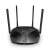 Mercusys MR70X AX1800 Router Wi-Fi 6 dwupasmowy, czarny, widok z przodu