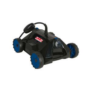 TLB SWEEPER 18000 automatikus medencetisztító robot, fekete kék kerekekkel, 3/4 nézet - Medence tisztítás