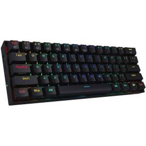 Redragon Draconic K530RGB_RED_HU Kompakt RGB Vezeték nélküli Mechanikus Tenkeyless Gaming Billentyűzet, Fekete, Vörös Kapcsolók, Bluetooth, Magyar Kiosztás - Redragon