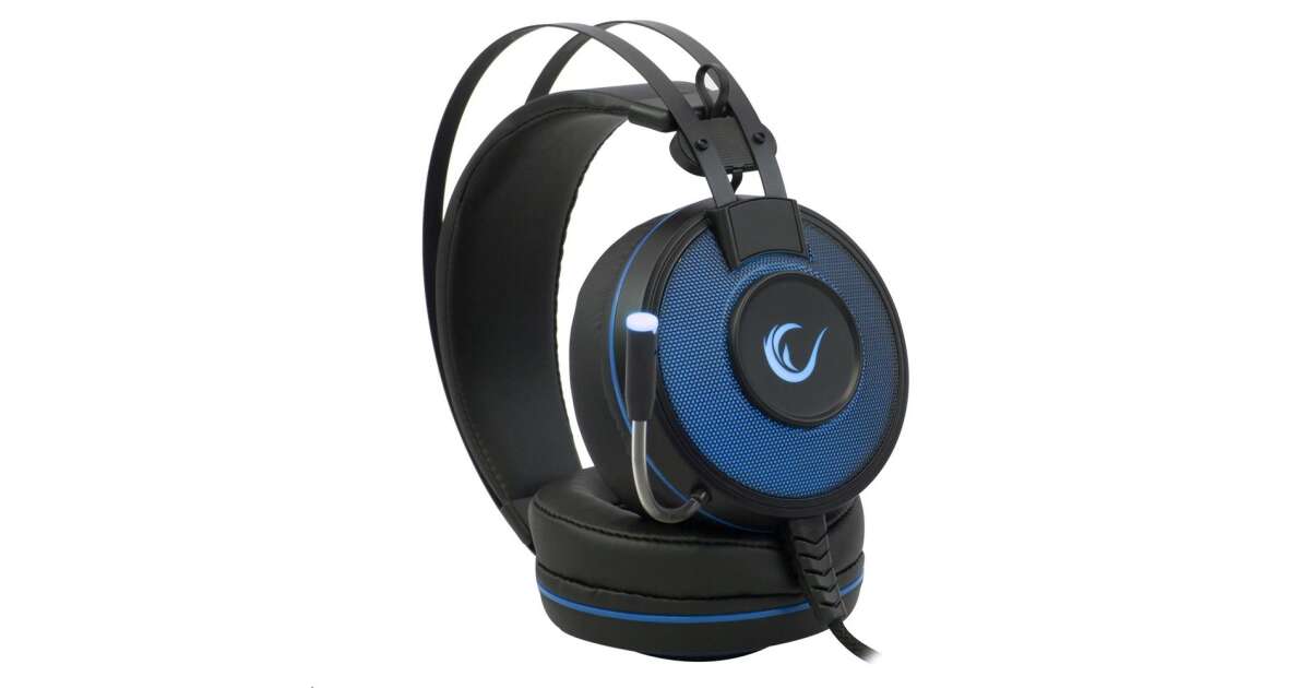 Rampage SN-RW66 Alpha-X Kopfhörer mit Mikrofon schwarz-blau