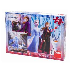 Dino Jégvarázs II - 3x55 darabos puzzle