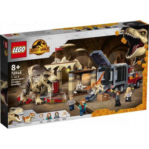 Lego Jurassic World 76948 T-Rex és Atrociraptor dinoszaurusz szökése 54905086