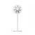 Xiaomi Mi Smart Standing Fan 2 Lite стоящ вентилатор, бял, заден изглед