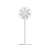 Xiaomi Mi Smart Standing Fan 2 Lite, biały, wentylator stojący, widok z przodu