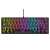Rampage PLOWER K60 RGB gaming tipkovnica s plavim prekidačima, crna
