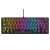 Rampage PLOWER K60 RGB gaming tipkovnica s plavim prekidačima, crna