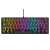 Rampage PLOWER K60 RGB gaming tipkovnica s plavim prekidačima, crna