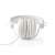 Nedis mikrofonos fejhallgató fehér (HPWD1100WT) (HPWD1100WT) 54909754