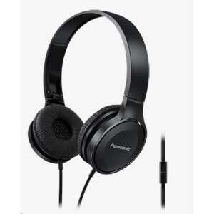 Panasonic RP-HF100ME-K black wired headphones with microphone - Panasonic