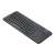 Logitech K400 Plus Wireless Touch Keyboard, black, US International layout, side view
