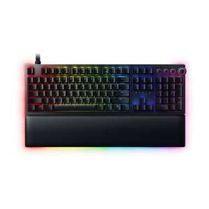 Gaming tipkovnica Razer Huntsman V2 Purple Switch s RGB osvjetljenjem i naslonom za zapešće - Tipkovnica