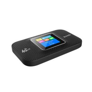 Tenda 4G185 4G LTE мобилен hotspot, черен, с екран, преносим Wi-Fi рутер - Wi-Fi рутер, адаптер