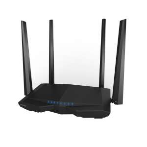 Router Wi-Fi Tenda AC6 AC1200 Smart Dual-Band, negru - Routere Wi-Fi, adaptoare