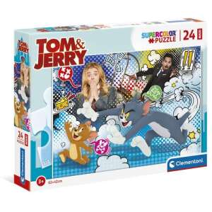 Clementoni Tom és Jerry 24 darabos SuperColor Maxi puzzle doboz - Clementoni