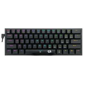 Redragon Anivia 60% mechanical gaming keyboard with RGB backlighting, blue switches, black - Redragon