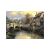 Schmidt Cobblestone Brooke kirakó, 1000 darab, Thomas Kinkade falu képével.