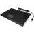 KeySonic ACK-540U+ Angol Tastatur mit integriertem Touchpad, schräger Blickwinkel
