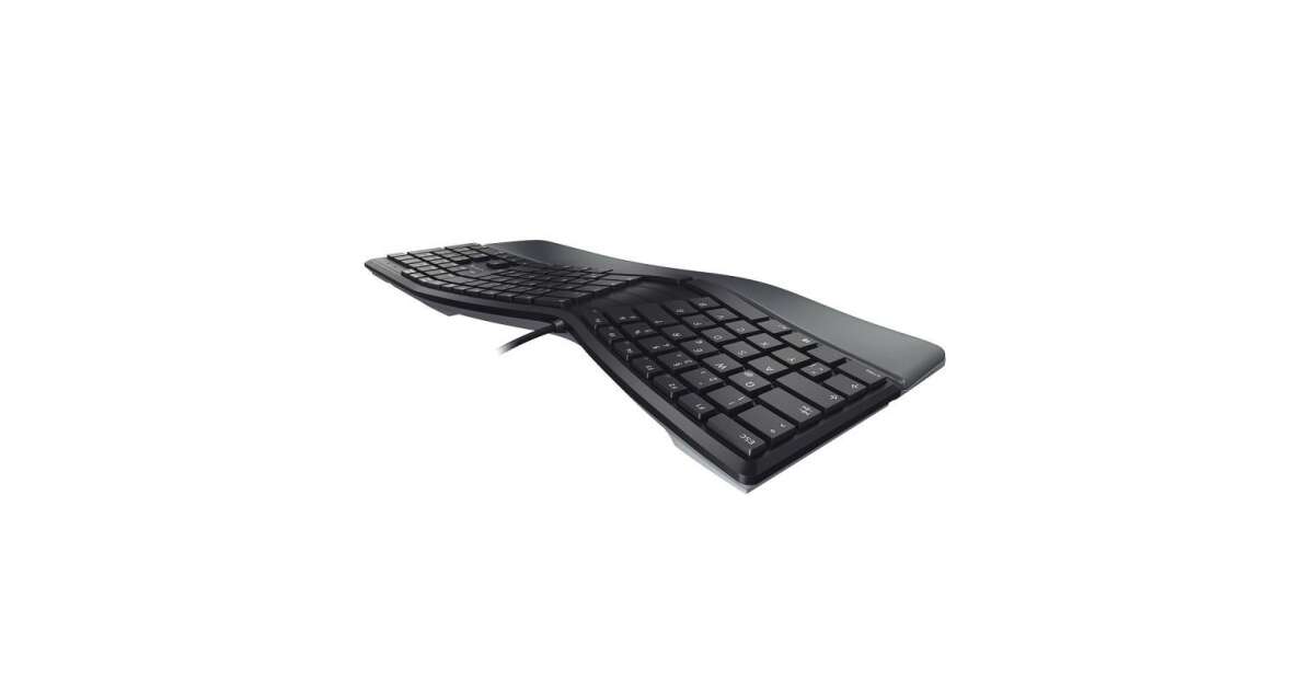 Cherry KC 4500 ERGO német ergonomikus billentyűzet fekete (JK-4500DE-2 ...