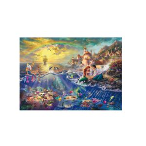 Puzzle Schmidt Disney Ariel, 1000 piese, pictură Thomas Kinkade - Puzzle