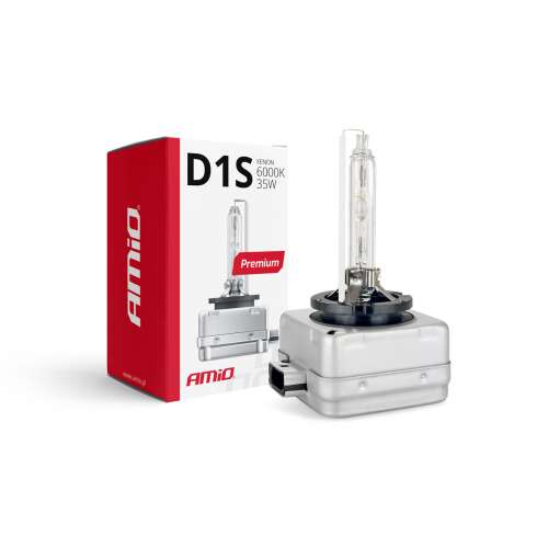 Amio D1S 6000K 35W Xenon izzó, Prémium, Autós fényszóró izzó