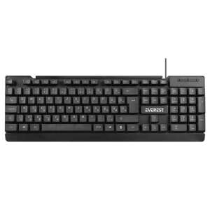 Everest KB-2030 billentyűzet fekete (37467) (Everest37467)