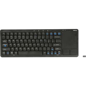 Bezdrôtová klávesnica Omega OKB004B s touchpadom, pohľad zhora - Klávesnice