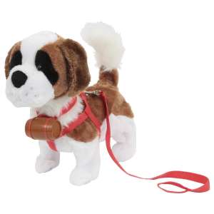 Interaktív plüss - Kutya #fehér-barna