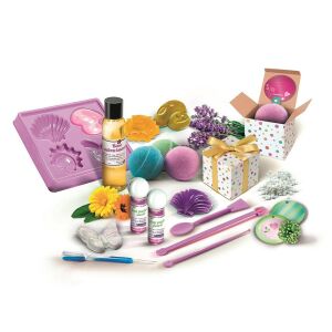 Clementoni Science & Play Комплект The Soaps Laboratory съдържание. Разопаковани консумативи за правене на сапун. - Игра за наука и открития