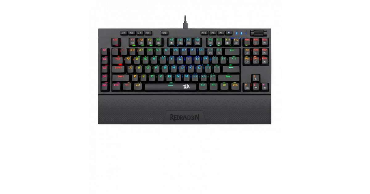 Redragon Vishnu RGB Red Magyar K596RGB RED HU Pepita Hu