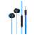 Sencor SEP 172 blue in-ear headphones with microphone and volume control