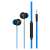Sencor SEP 172 wired in-ear headphones with microphone, blue