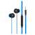 Sencor SEP 172 wired in-ear headphones with microphone, blue