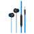 Sencor SEP 172 wired in-ear headphones with microphone, blue