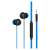 Sencor SEP 172 wired in-ear headphones with microphone, blue
