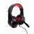 Gembird GHS-U-5.1-01 5.1 Gaming Headset Čierna/Červená, šikmý pohľad