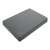 Seagate Basic 5TB external hard drive, side view, grey, USB 3.0